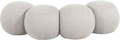 Apollo - Boucle Fabric Bench