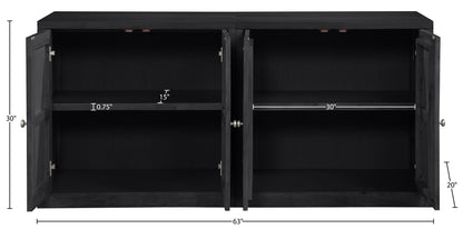 Vero - Solid Wood And Oak Venee Sideboard/Buffet