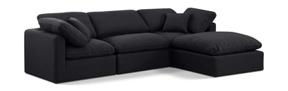 Indulge - Linen 4 Piece Modular Sectional With Chaise