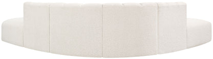 Arc - Boucle Fabric 6 Piece Corner Modular Sofa