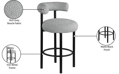 Bordeaux - Stool With Black Legs (Set of 2)