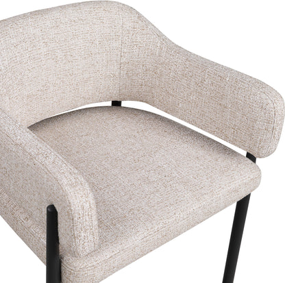 Dame - Fabric Upholstered Counter Stool (Set of 2)