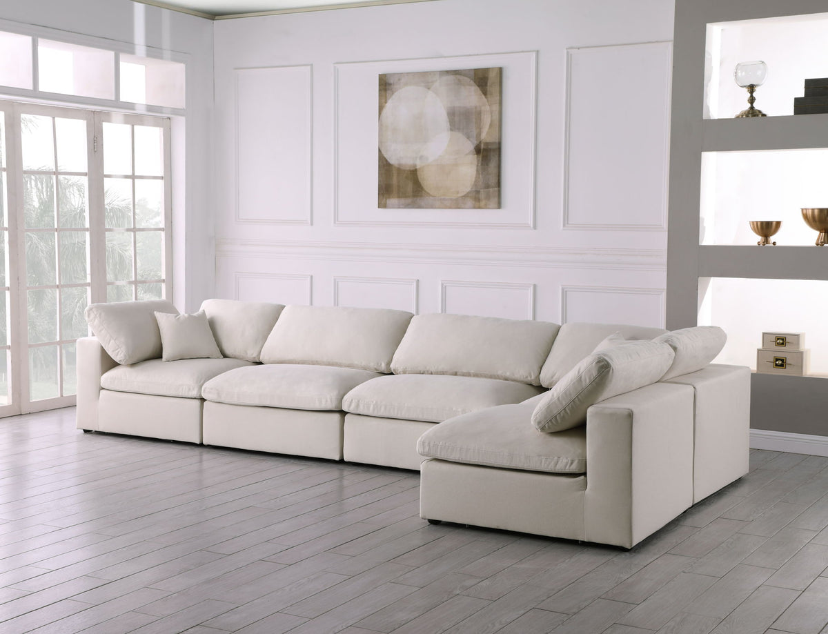 Plush - 5 Piece Modular Sectional