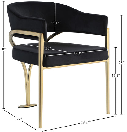Madelyn - Dining Chair (Set of 2) - Brushed Brass