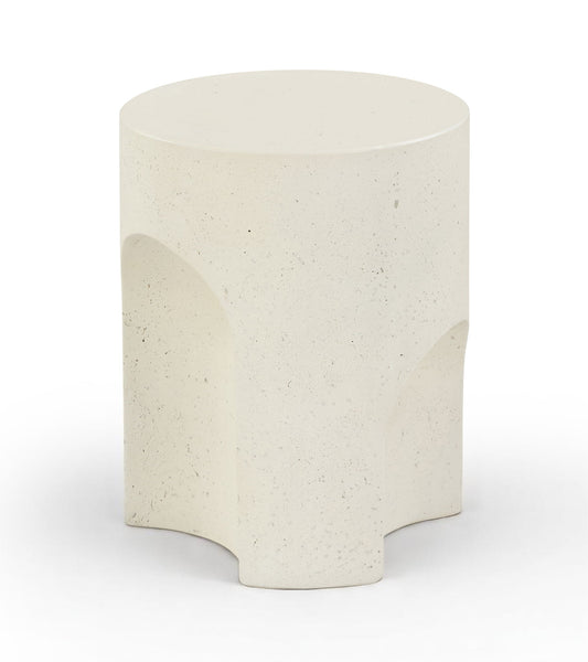 Olira - Concrete And Fiberglass Indoor / Outdoor End Table