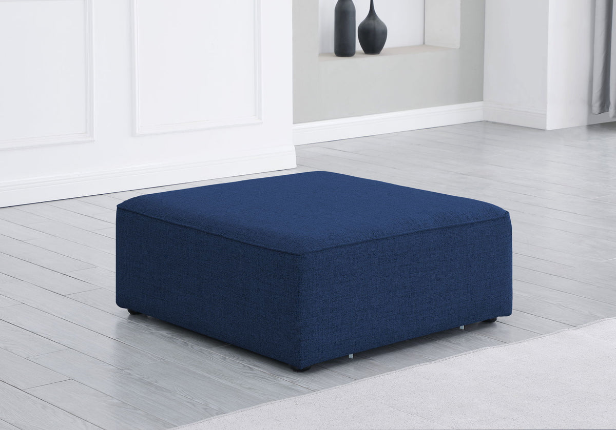 Cube - Linen Ottoman