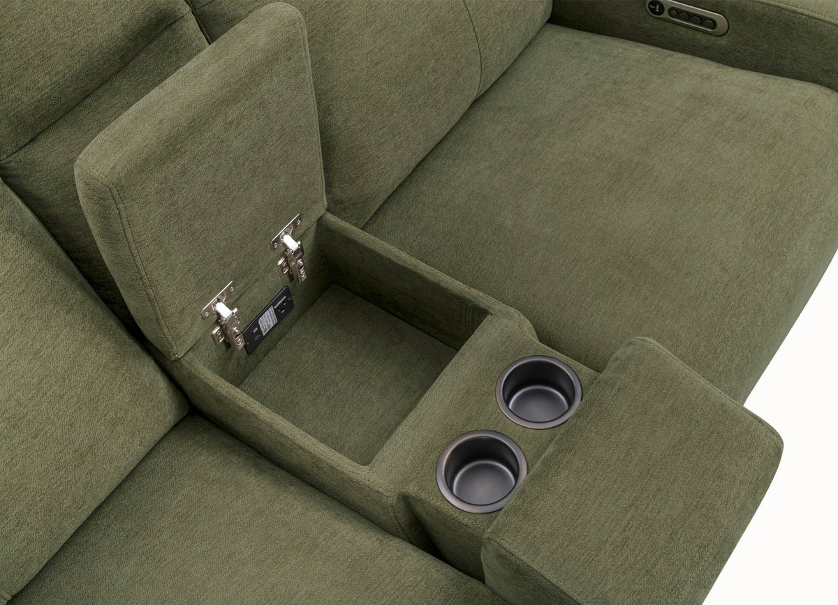 Traxton - Power Zero Gravity Tilt Console Loveseat