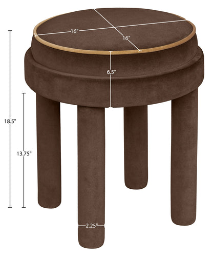 Velin - Velvet Ottoman / Stool