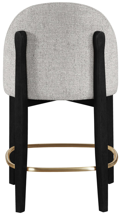 Torino - Counter Stool With Brushed Black Base