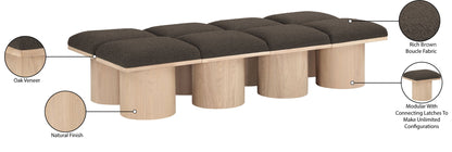 Pavilion - 8 Piece Modular Bench With Natural Base