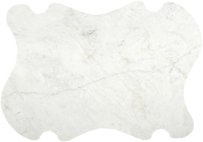 Liona - Marble And Acacia Wood Coffee Table