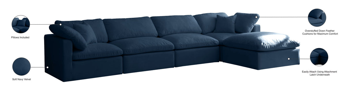 Plush - 5 Piece Modular Sectional