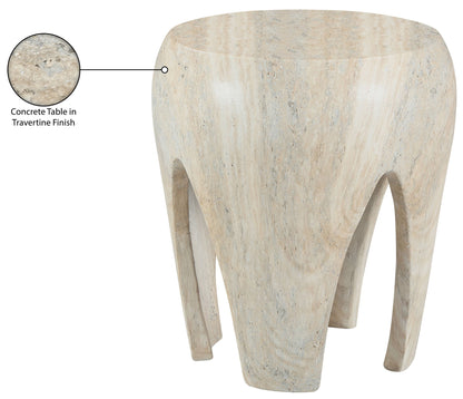 Moxie - Concrete And Fiberglass Indoor / Outdoor End Table