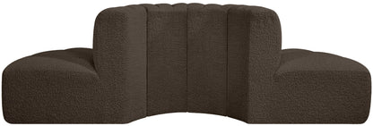 Arc - Boucle Fabric 4 Piece Modular Sofa