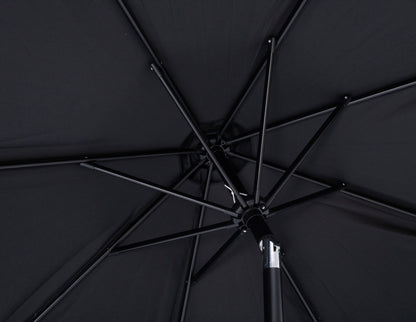 Amalfi - Patio Umbrella - Light Brown Base / Black Pole