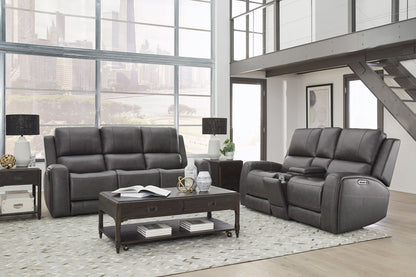 Belmont - Power Zero Gravity Tilt Console Loveseat P3