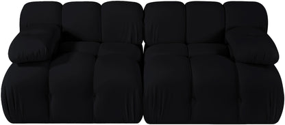 Orin - Velvet Performance Fabric Upholstered 2 Piece Modular Sofa