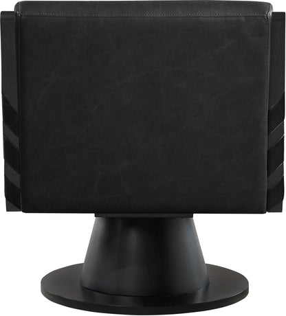Millwin - Swivel Accent Chair With Black Base