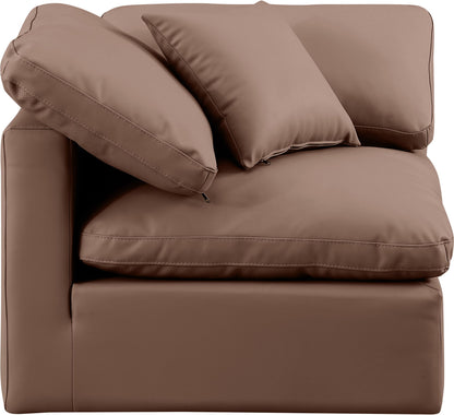Indulge - Faux Leather Corner Chair
