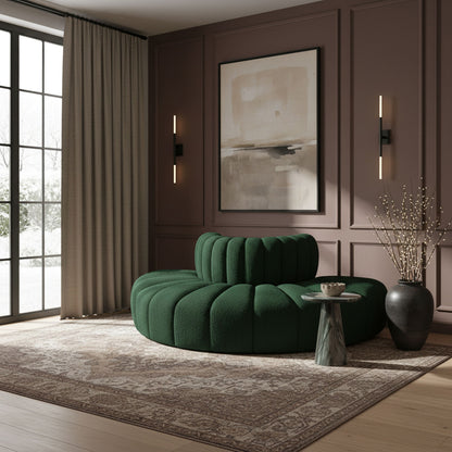 Arc - Boucle Fabric 4 Piece Modular Sofa