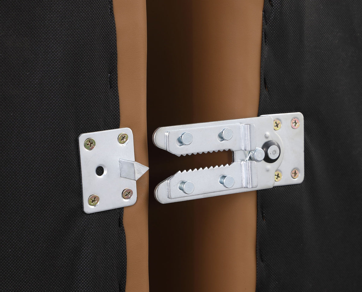 Comfy - 7 Piece Faux Leather Modular Armless Sectional