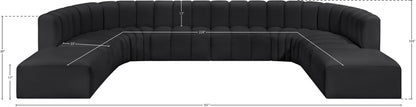 Arc - Faux Leather Modular Sectional