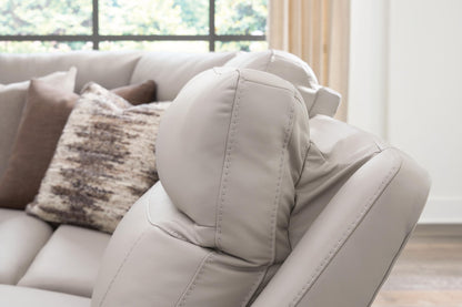Gravier - 5-Piece Power Reclining Sectional - Gray