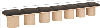 Pavilion - 7 Piece Modular Bench With Natural Base