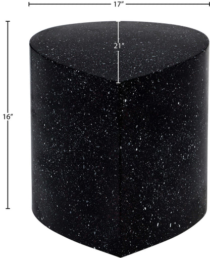 Petal - Iron Coffee Table - Black Terazzo