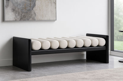 Waverly - Bench With Black Frame