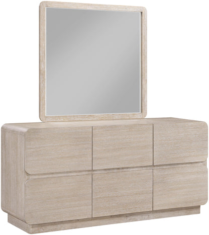 Adagio - Solid Wood And Oak Veneer Mirror