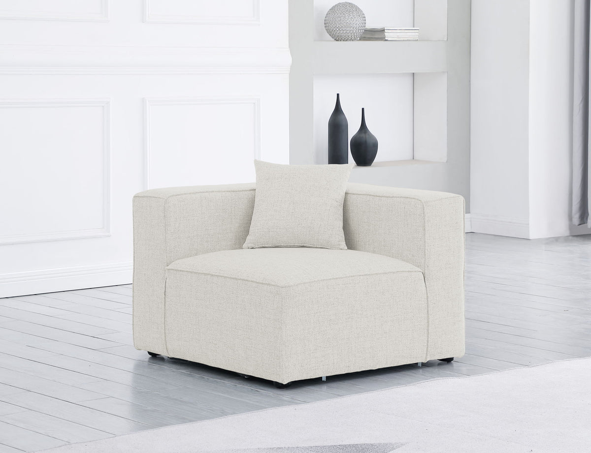 Cube - Linen Corner Chair