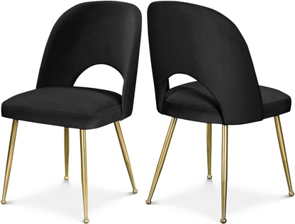 Logan - Dining Chair (Set of 2) - Gold Legs
