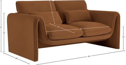 Sloan - Loveseat - Saddle