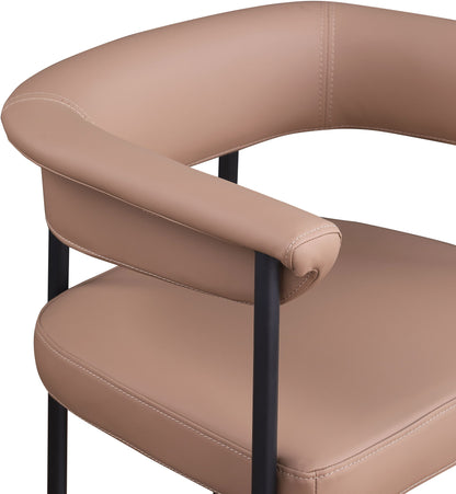 Malin - Faux Leather Counter Stool (Set of 2) - Tan