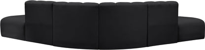 Arc - Faux Leather 6 Piece Corner Modular Sofa