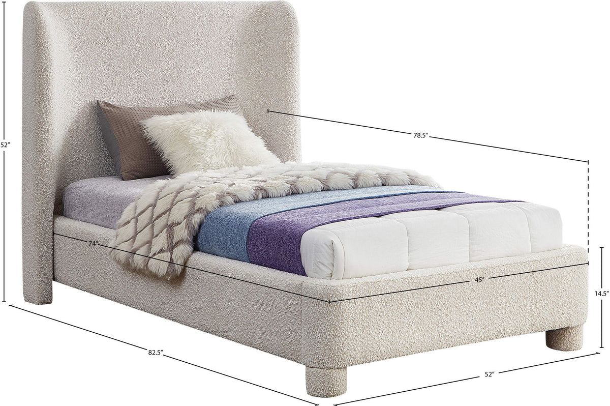 Penny - Boucle Fabric Bed