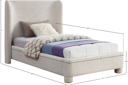 Penny - Boucle Fabric Bed