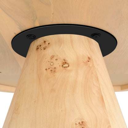 Linette - Dining Table - Burl Wood