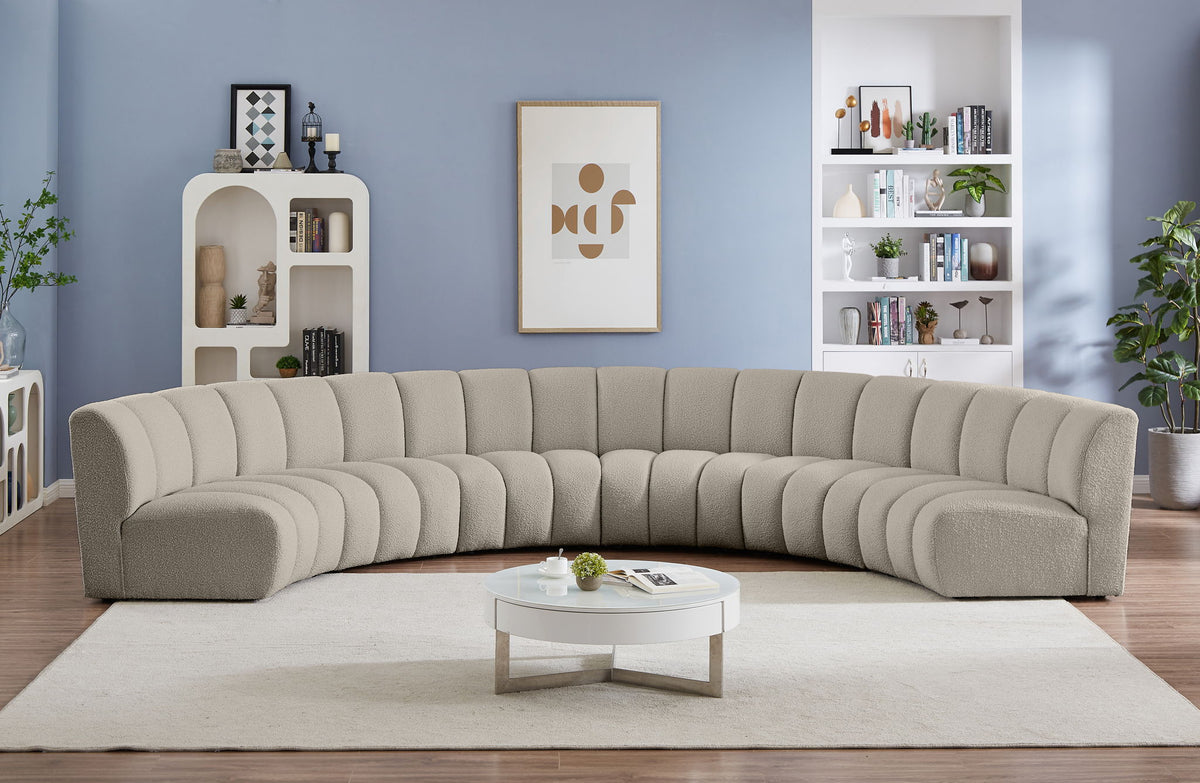 Infinity - 6 Piece Boucle Modular Sectional