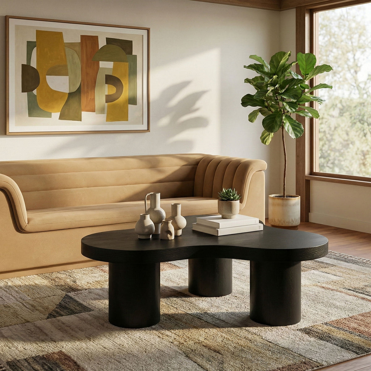 Cove - Oak Veneer And Solid Wood Coffee Table