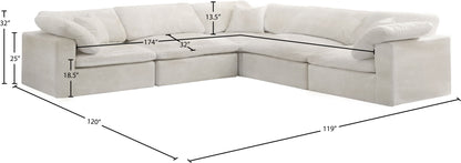 Cozy - 5 Piece Modular Corner Sectional