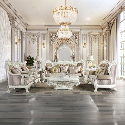 Vanaheim - Chair With Pillow - Fabric & Antique White