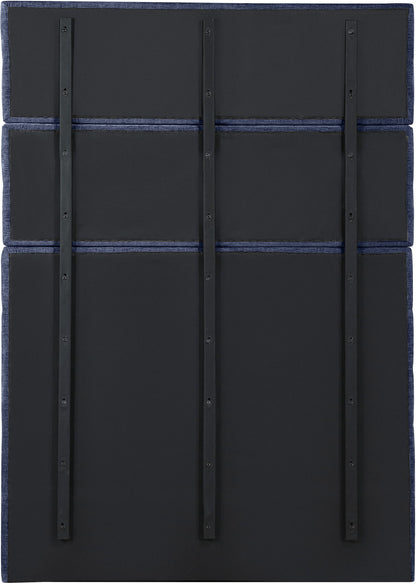 Adam - Chenille Fabric Bed With 89" Headboard