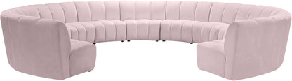 Infinity - 11 Piece Velvet Modular Sectional