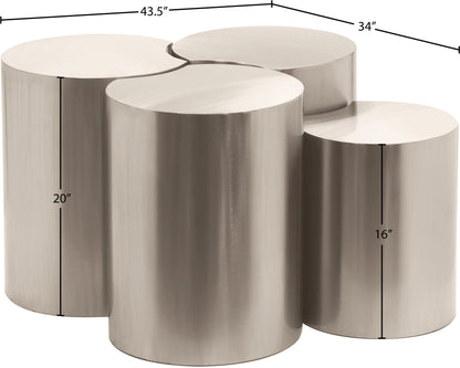 Dimple - 20" 4 Piece Modular Coffee Table