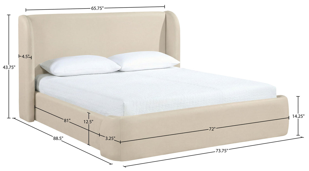 Warby - Upholstered Bed