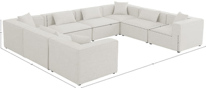 Cube - Linen 8 Piece Modular Sectional