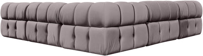 Orin - Velvet 5 Piece Modular Corner Sectional
