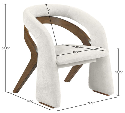 Riven - Fabric Upholstered Dining Chair